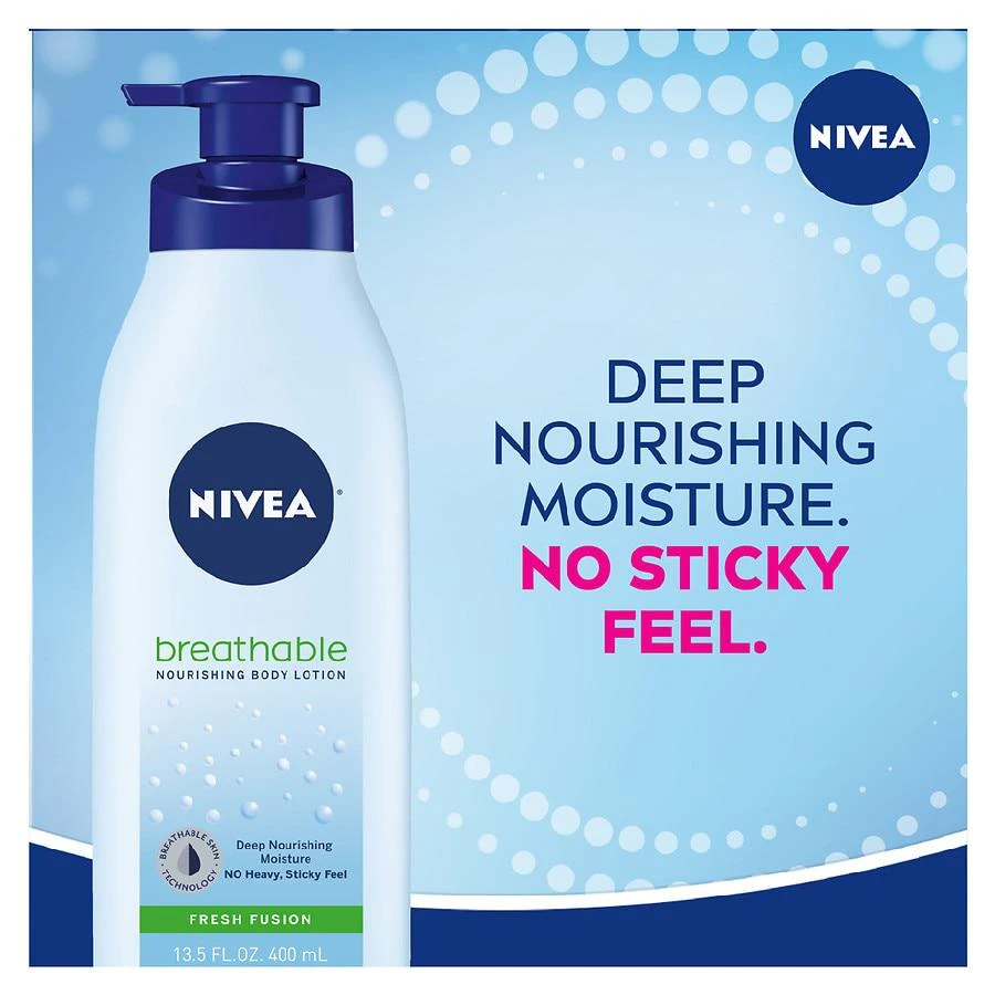 商品Nivea|Breathable Nourishing Body Lotion Fresh Fusion,价格¥67,第3张图片详细描述