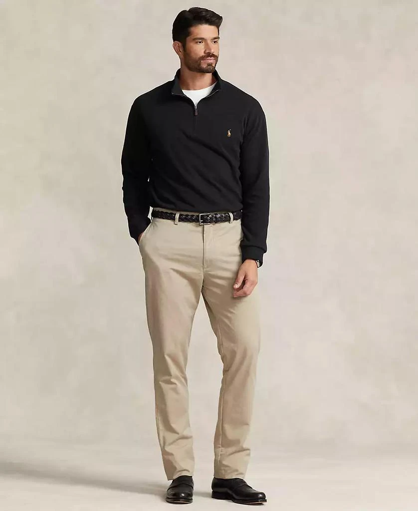 商品Ralph Lauren|Men's Big & Tall Estate-Rib Quarter-Zip Pullover,价格¥1038,第2张图片详细描述