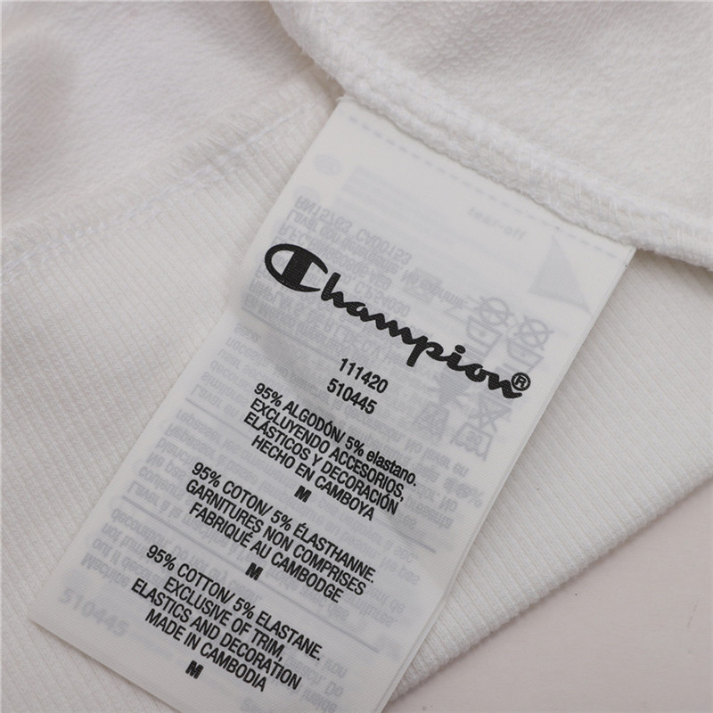 Champion 女士白色连帽上衣 111420-WW001商品第3张图片规格展示