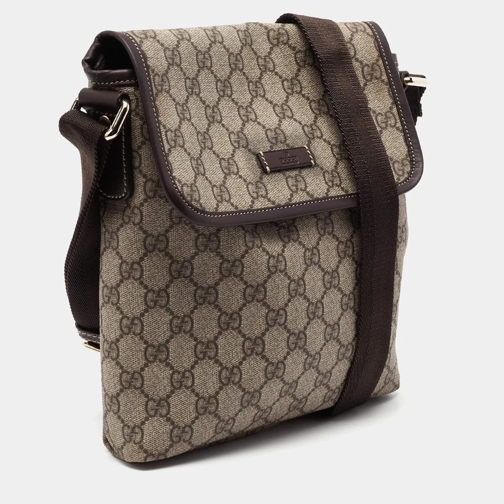 商品[二手商品] Gucci|Gucci Beige/Brown GG Supreme Canvas Messenger Diaper Bag,价格¥3437,第3张图片详细描述