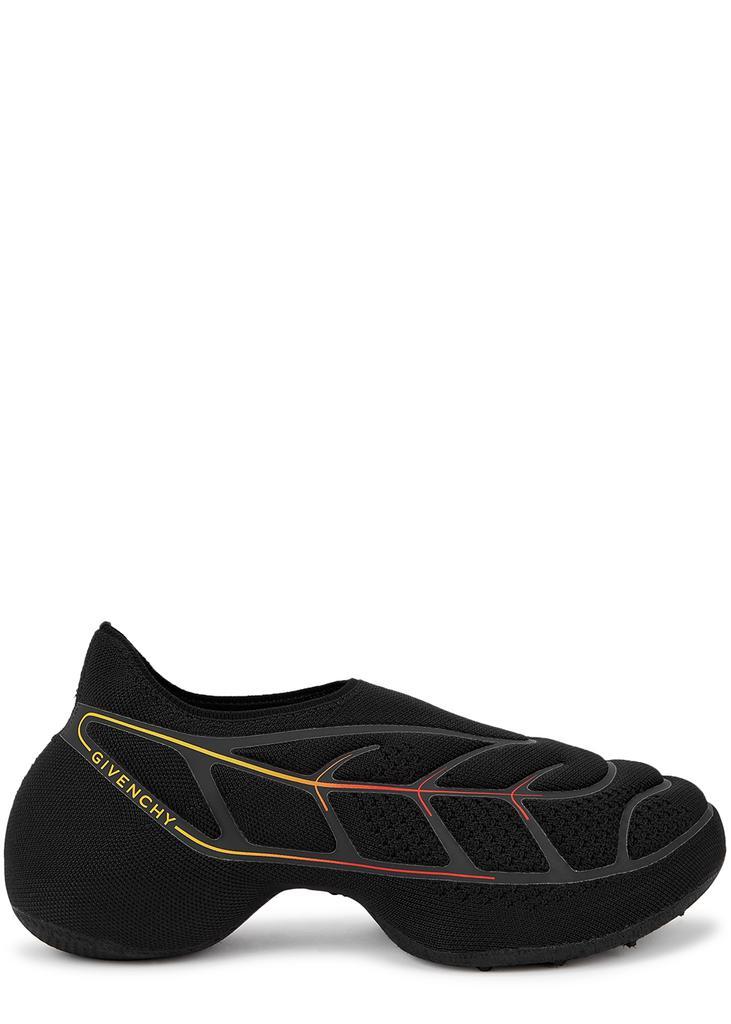 商品Givenchy|GIV TK-360 Plus black stretch-knit sneakers,价格¥6314,第1张图片