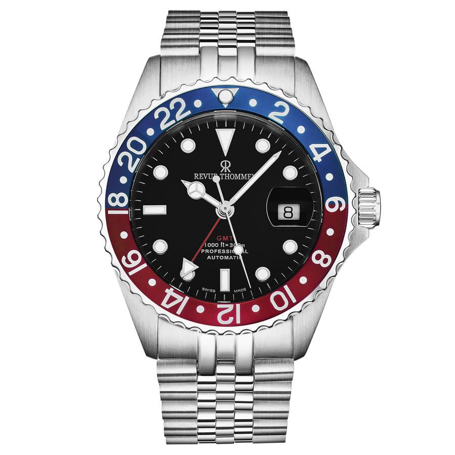 Revue Thommen Diver GMT Automatic Black Dial Mens Watch 17572.2235商品第1张图片规格展示