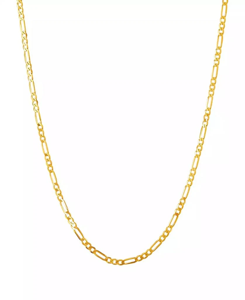 商品Italian Gold|Polished 20" Figaro Chain (1.85mm) in 10K Yellow Gold,价格¥6766,第1张图片