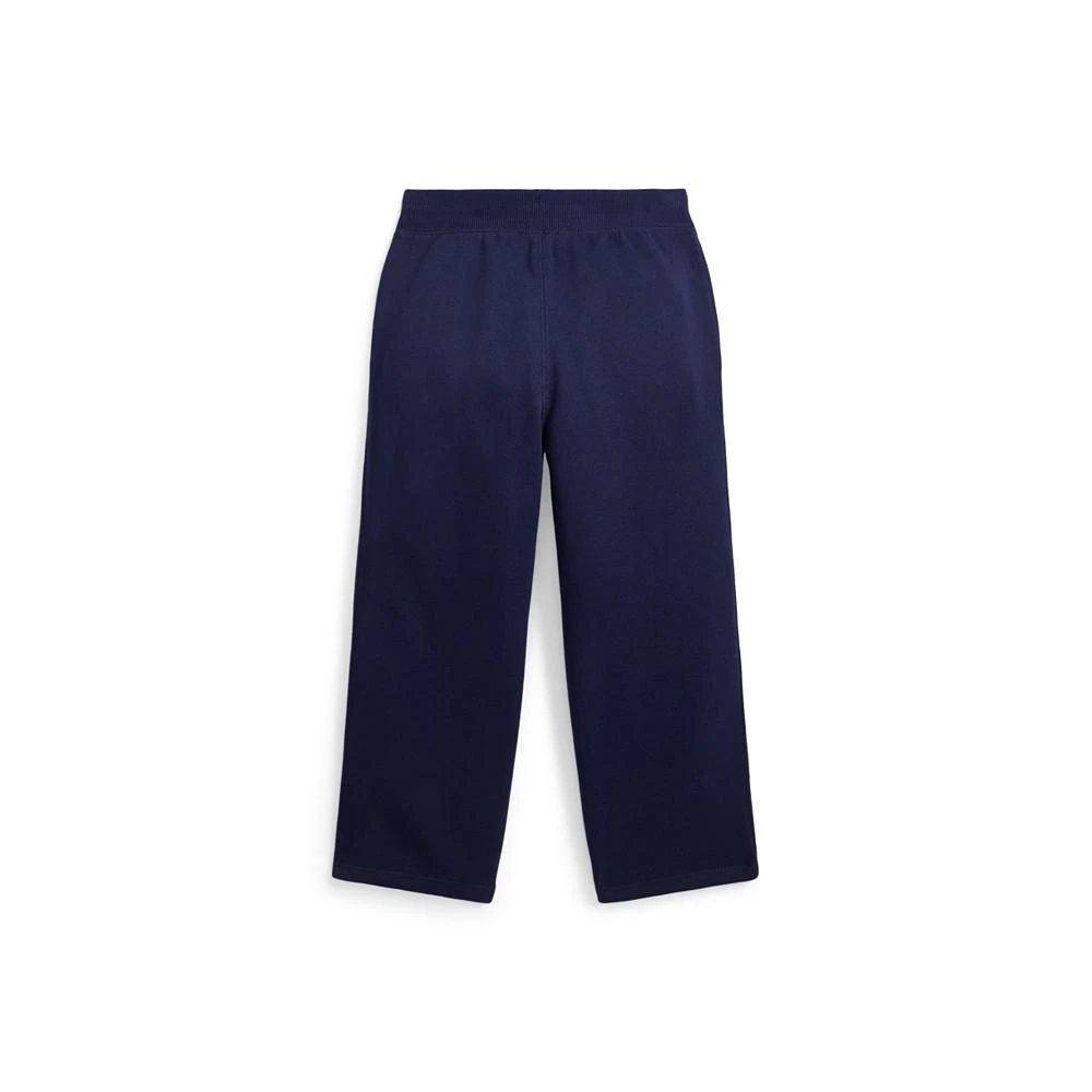 商品Ralph Lauren|Toddler and Little Girls Logo Fleece Wide-Leg Sweatpants,价格¥167,第2张图片详细描述