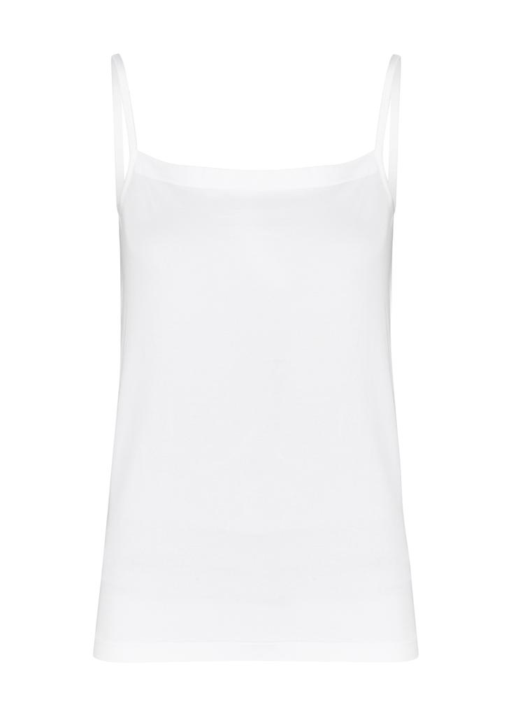 Hawaii white stretch-jersey tank商品第1张图片规格展示