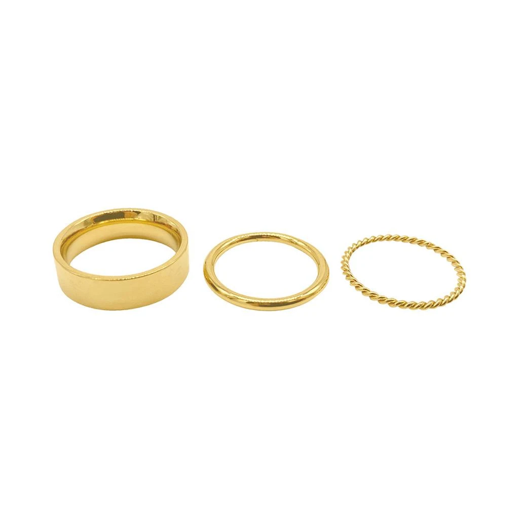 商品ADORNIA|Stacking Band Set gold,价格¥177,第4张图片详细描述