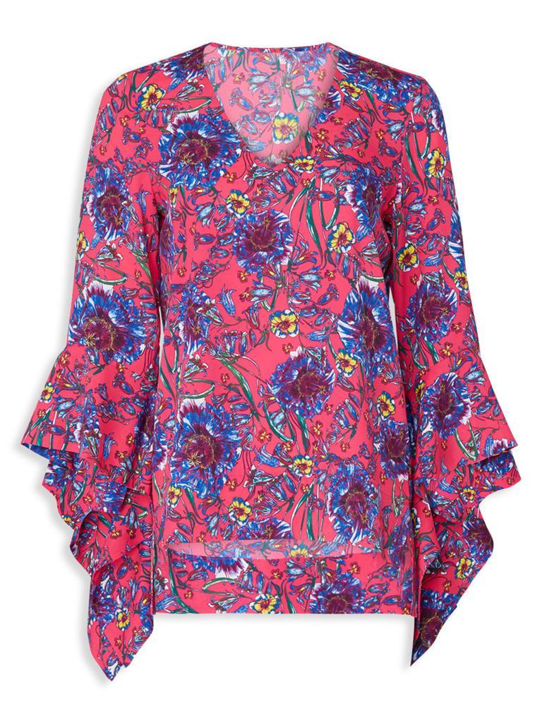 商品[二手商品] PRABAL GURUNG|Floral Blouse,价格¥768,第6张图片详细描述