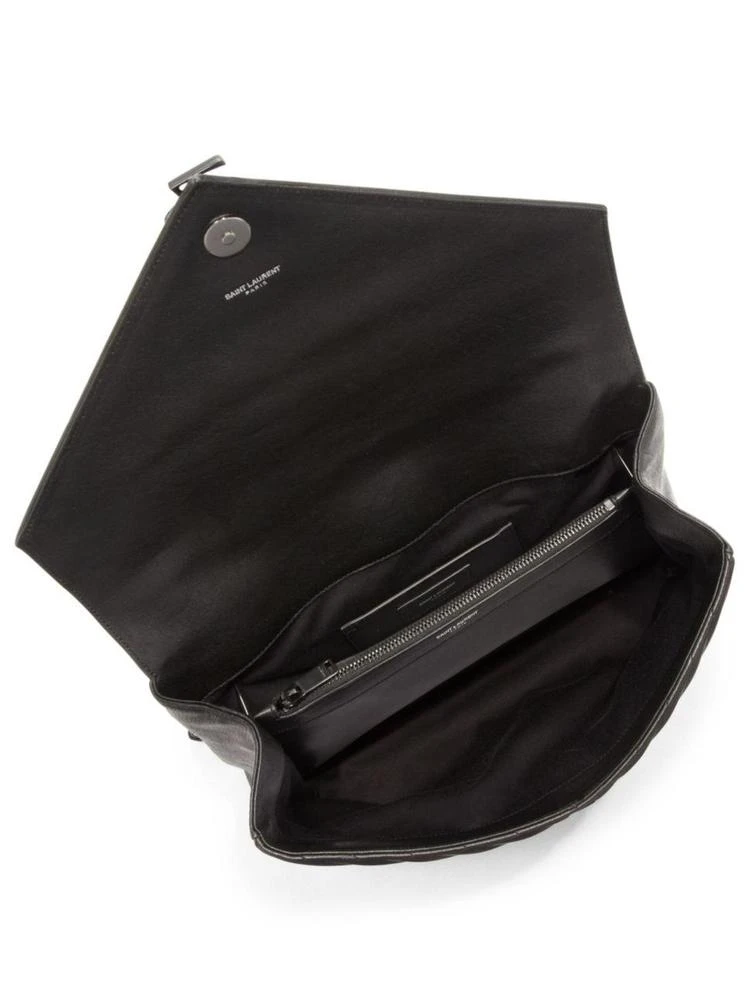 商品Yves Saint Laurent|Large College Monogram Leather Shoulder Bag,价格¥19408,第2张图片详细描述
