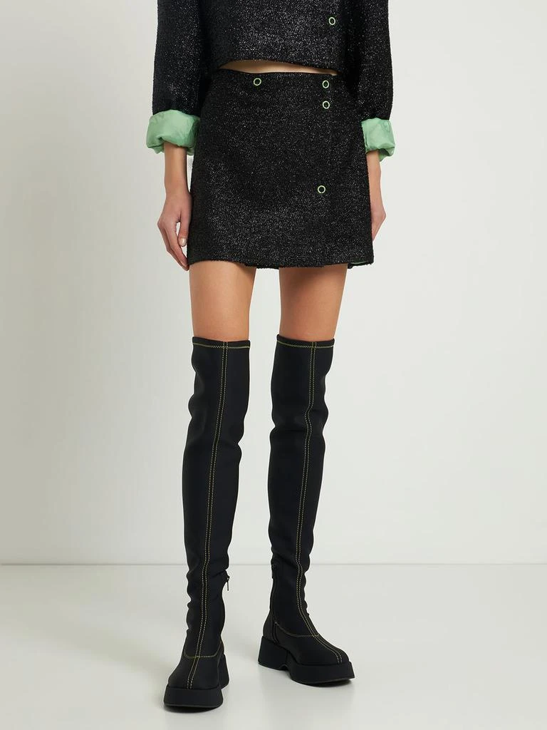 商品Ganni|55mm Stretch Over-the-knee Boots,价格¥1911,第1张图片详细描述