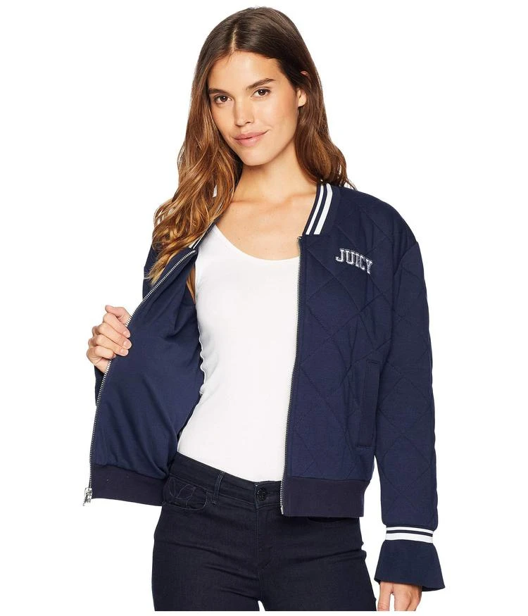 商品Juicy Couture|Quilted Terry Bomber Jacket,价格¥167,第5张图片详细描述