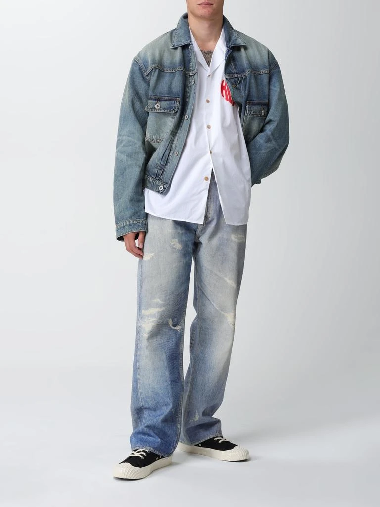 商品Kenzo|Kenzo Trucker jacket in washed denim,价格¥5435,第2张图片详细描述