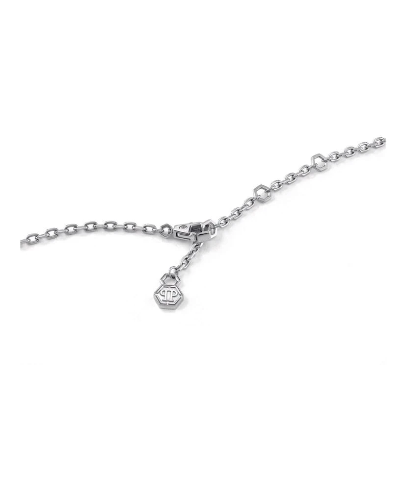 商品Philipp Plein|The Plein Cuff Crystal Cable Chain Necklace,价格¥1187,第3张图片详细描述