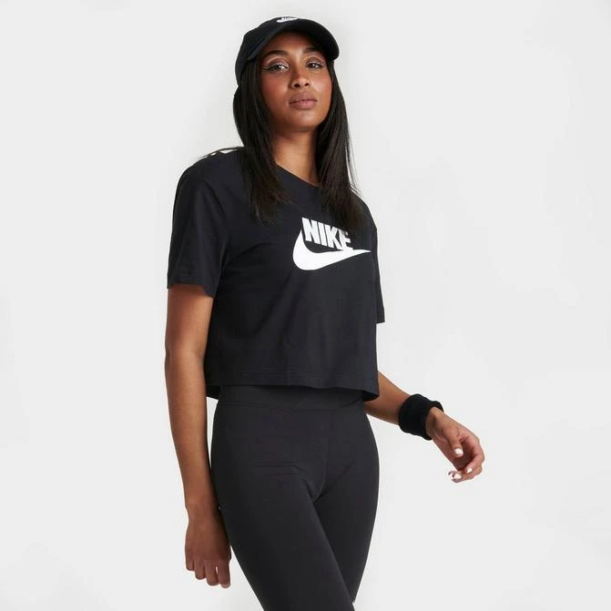 商品NIKE|Women's Nike Sportswear Essential Cropped T-Shirt,价格¥225,第1张图片