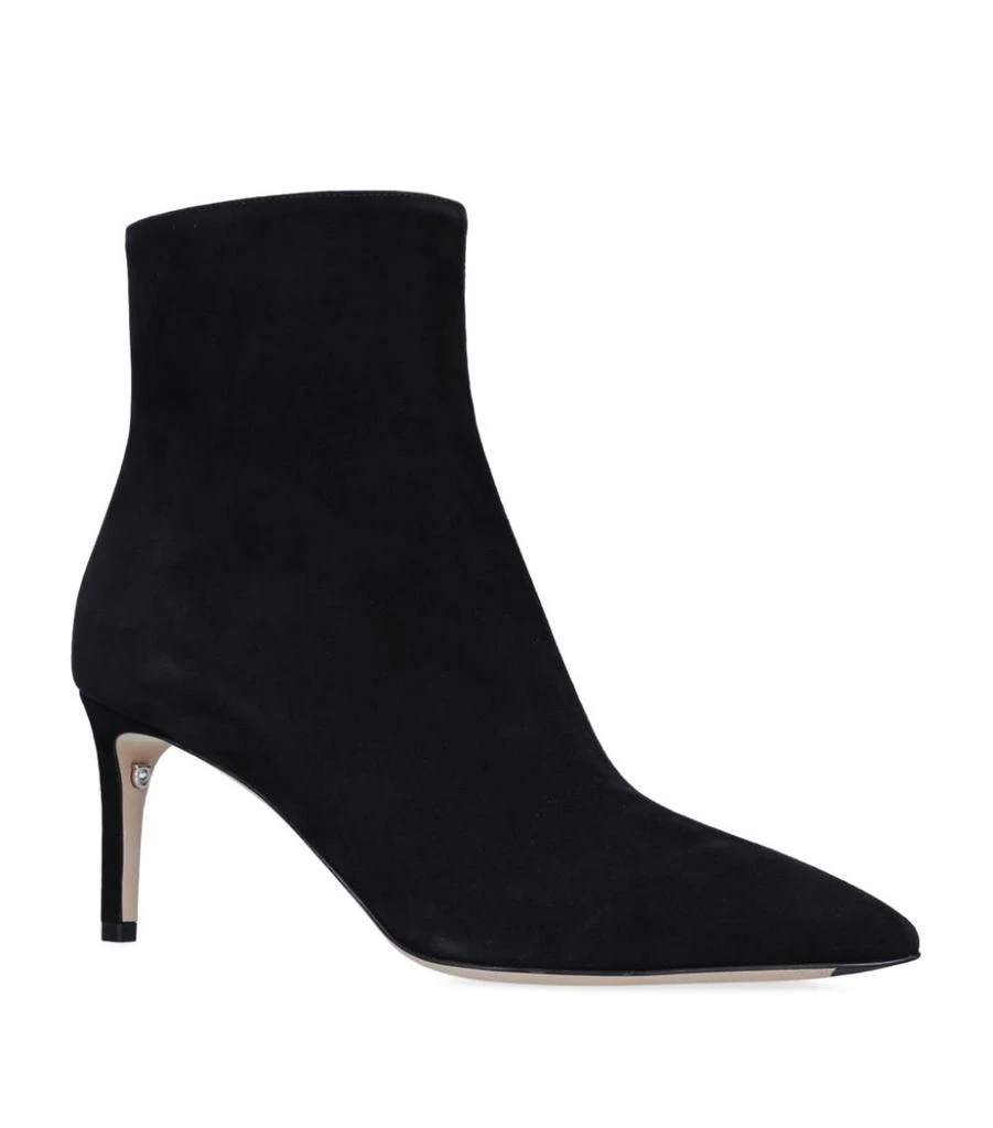 商品Salvatore Ferragamo|Suede Imogen Ankle Boots 70,价格¥7639,第1张图片