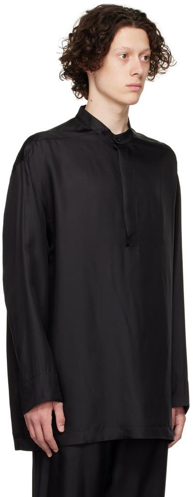 商品Fear of god|Black Viscose Henley,价格¥3621,第4张图片详细描述