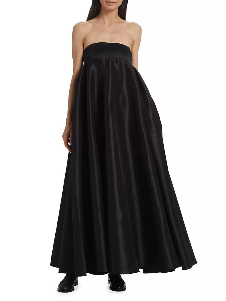 商品Kika Vargas|Oriana Strapless Tie-Back Gown,价格¥3131,第3张图片详细描述