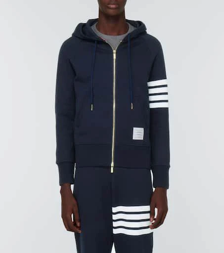 商品Thom Browne|4-Bar拉链连帽运动衫,价格¥5483,第3张图片详细描述