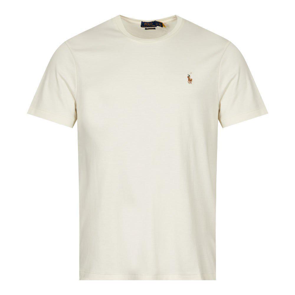 商品Ralph Lauren|Ralph Lauren T-Shirt - Cream,价格¥691,第1张图片