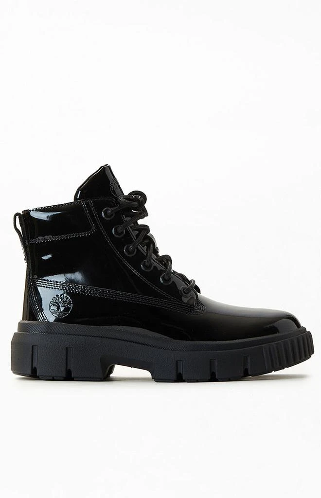 商品Timberland|Women's Patent Leather Greyfield Boots,价格¥483,第1张图片