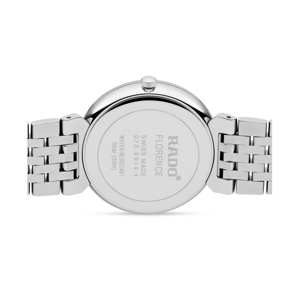 商品Rado|Swiss Florence Stainless Steel Bracelet Watch 38mm,价格¥7134,第2张图片详细描述