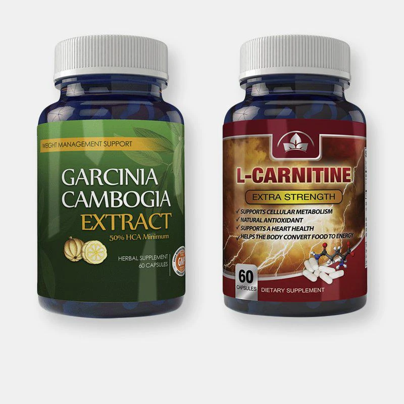 商品Totally Products|Garcinia Cambogia Extract and L-Carnitine Combo Pack,价格¥179,第1张图片