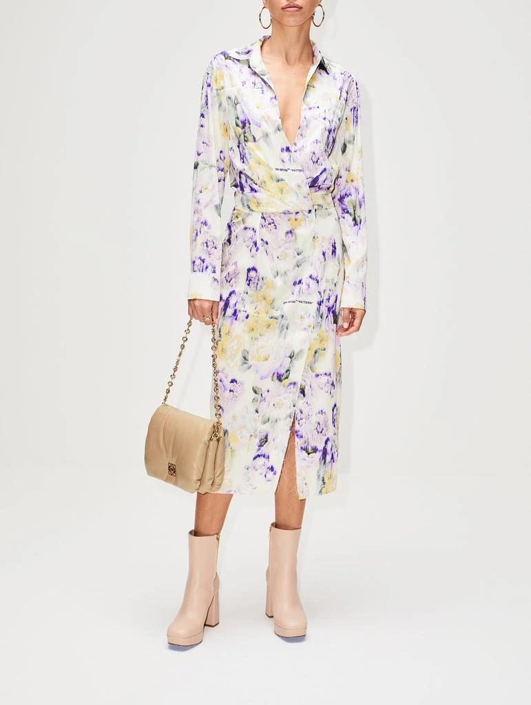 商品Off-White|Mama Twist Satin Dress,价格¥2570,第2张图片详细描述