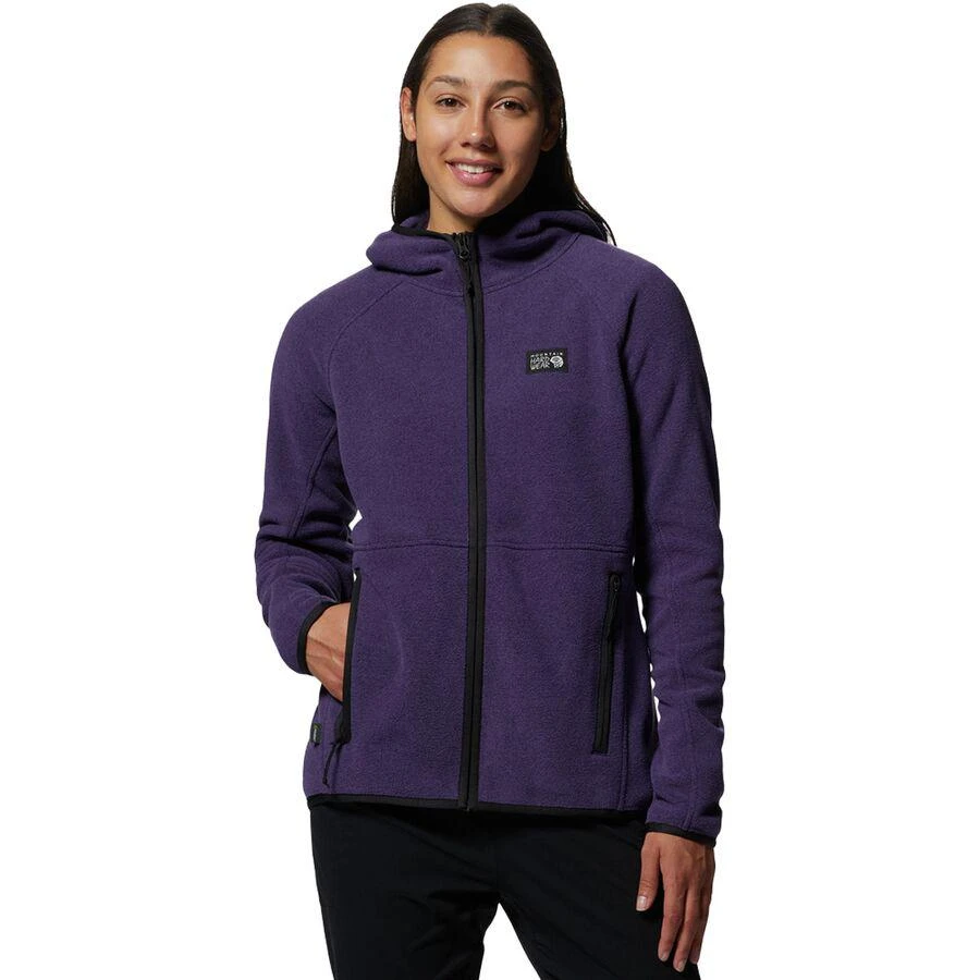 商品Mountain Hardwear|Polartec Double Brushed Full-Zip Hooded Jacket - Women's,价格¥423,第1张图片
