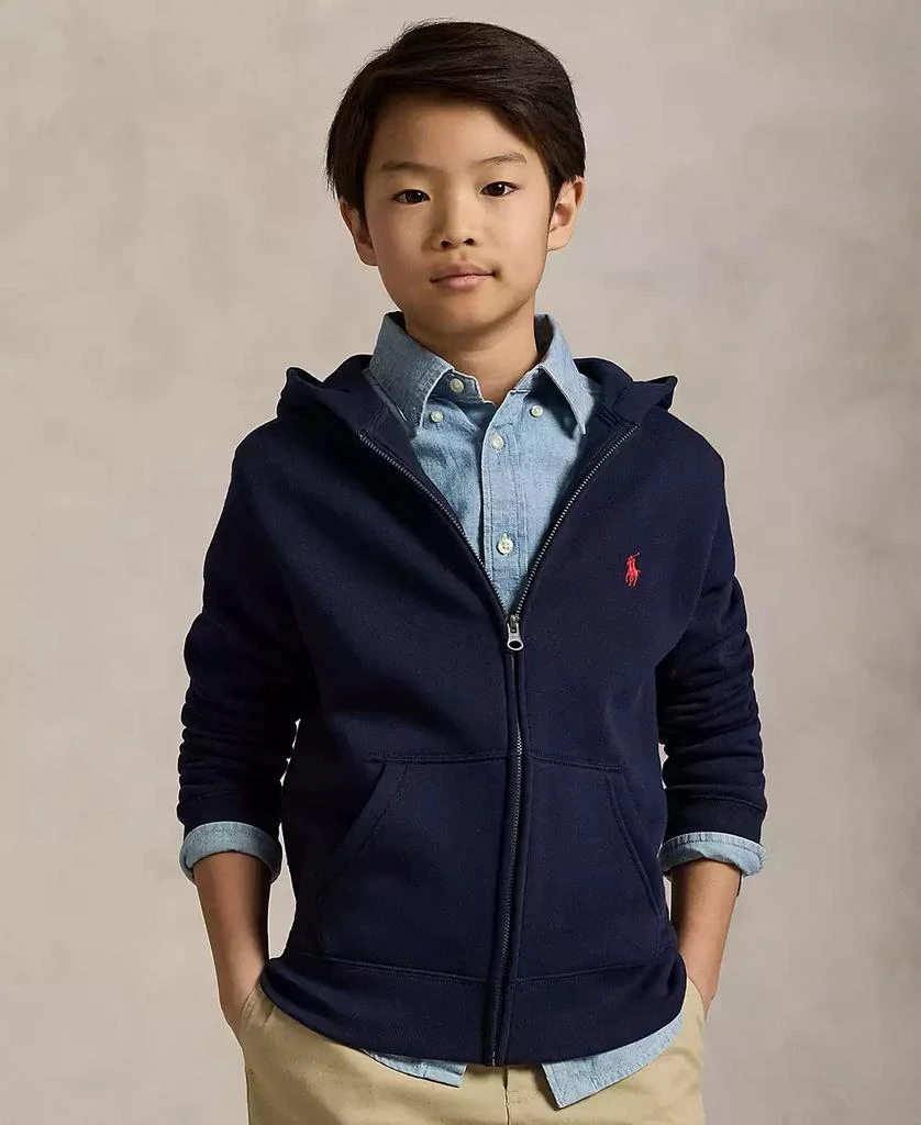 商品Ralph Lauren|大童款拉链连帽衫,价格¥443,第1张图片