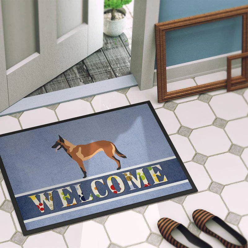 商品Caroline's Treasures|24 in x 36 in Malinois Belgian Shepherd  Door Mat Indoor/Outdoor,价格¥312,第2张图片详细描述