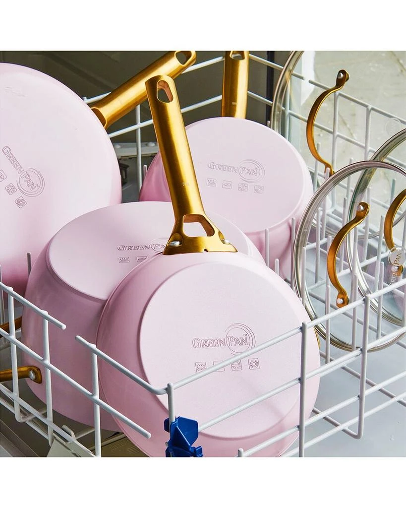 商品Greenpan|GreenPan Reserve Blush Non Stick Hard-Anodized Aluminum 2 Pieces Frying Pan Set,价格¥790,第5张图片详细描述