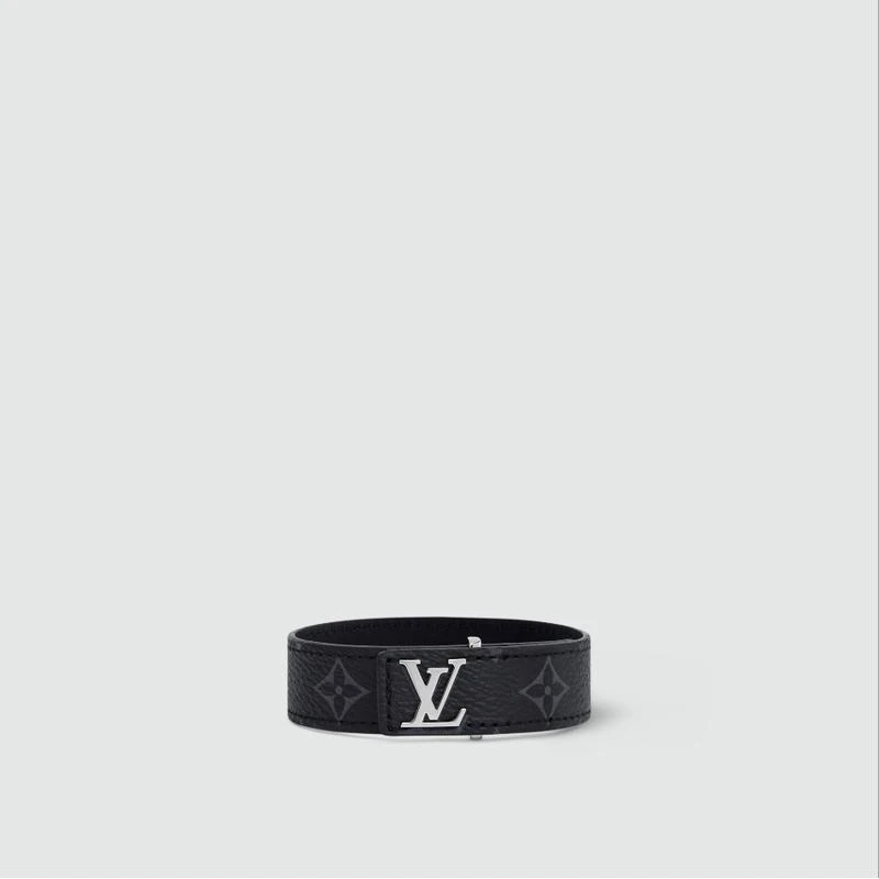 商品Louis Vuitton|LV/路易威登 男士黑色黄铜/帆布手链,价格¥2240,第1张图片