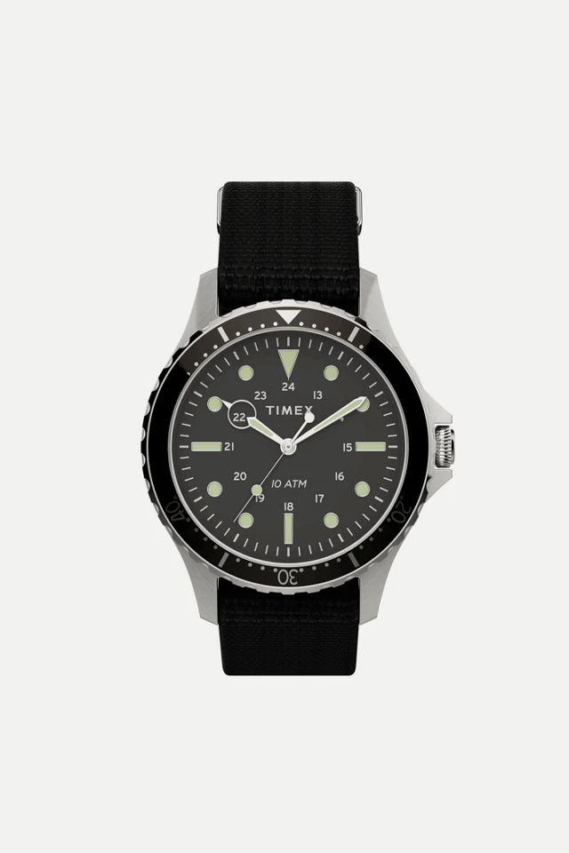 商品Timex|Timex Navi XL 41mm Fabric Slip-Thru Strap Watch,价格¥986,第1张图片