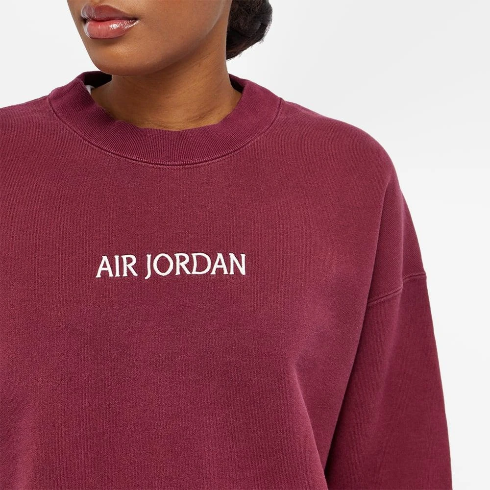 商品Jordan|Air Jordan W Wordmark Fleece Crew Sweat,价格¥478,第5张图片详细描述