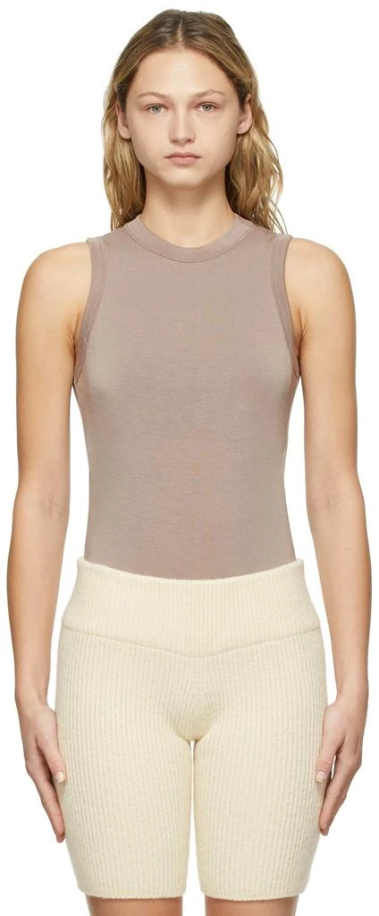 商品determ;|Taupe Open Back Collagen Bodysuit,价格¥234,第1张图片