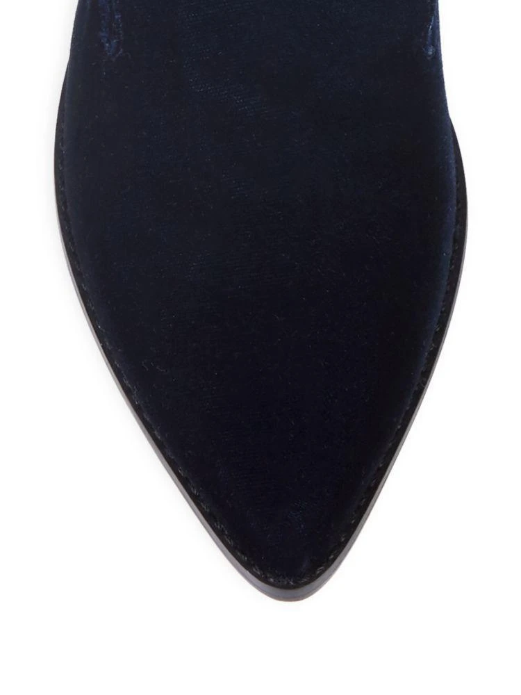 商品Stuart Weitzman|Runatab Velvet Loafers,价格¥1104,第3张图片详细描述