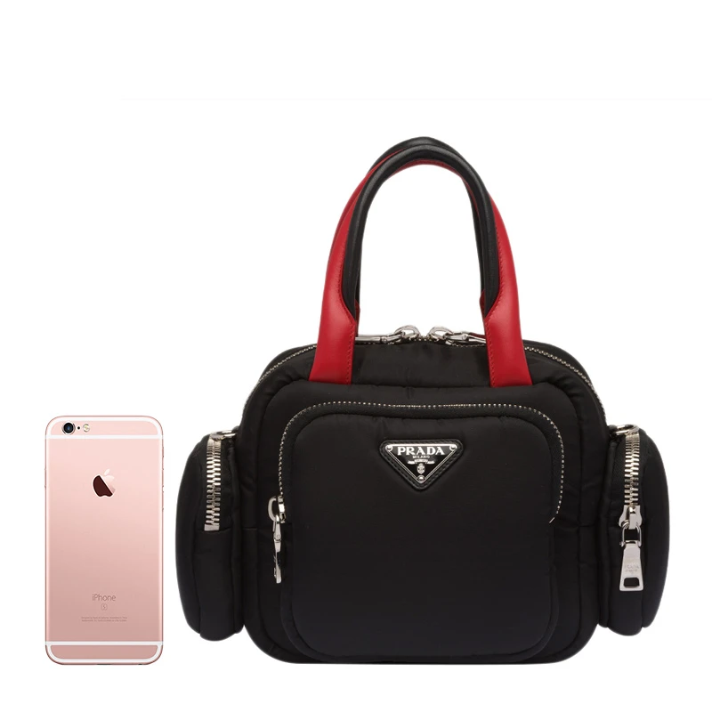 PRADA 黑色女士手提包 1BB061-2CKI-F0D9A-V-OOO 商品