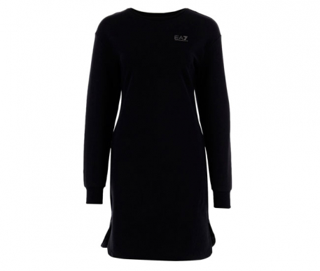EMPORIO ARMANI 女士黑色徽标套头针织衫 6ZTA65-TJ24Z-1200商品第1张图片规格展示