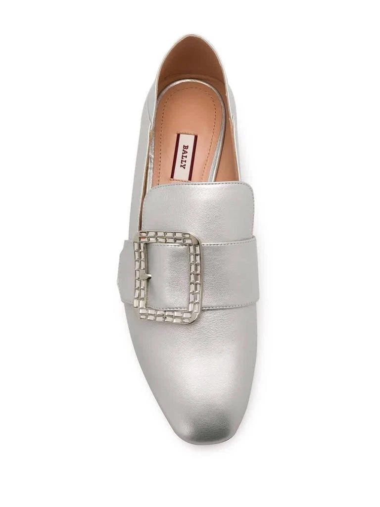 商品Bally|Ladies Janelle Metallic Loafers,价格¥2127,第3张图片详细描述