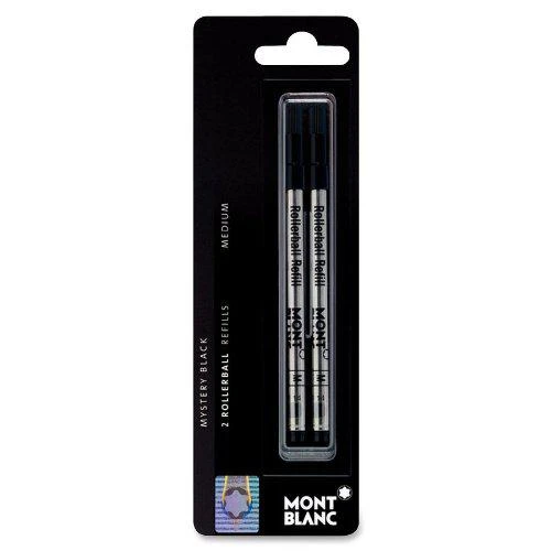 商品MontBlanc|MontBlanc Rollerball Pen Mystery Black Refills - 2 Pcs,价格¥107,第1张图片