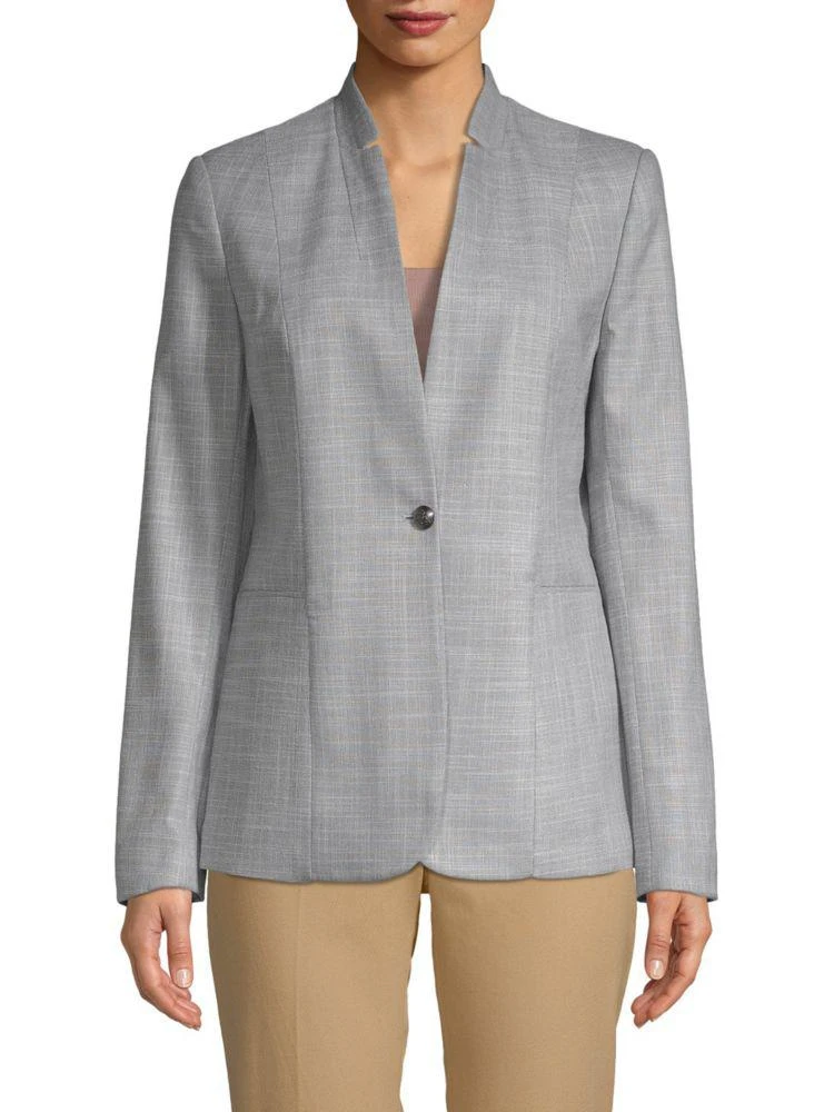 商品Tahari|Adara Single-Button Jacket,价格¥359,第1张图片