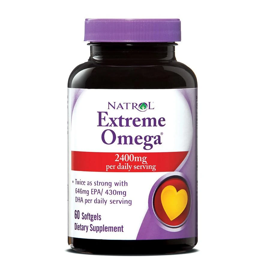 商品Natrol|Extreme Omega Fish Oil 1200 mg,价格¥45,第1张图片