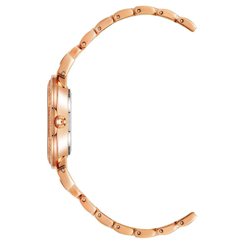 商品Anne Klein|Women's Rose Gold-Tone Bracelet Watch 30mm Gift Set,价格¥412,第2张图片详细描述