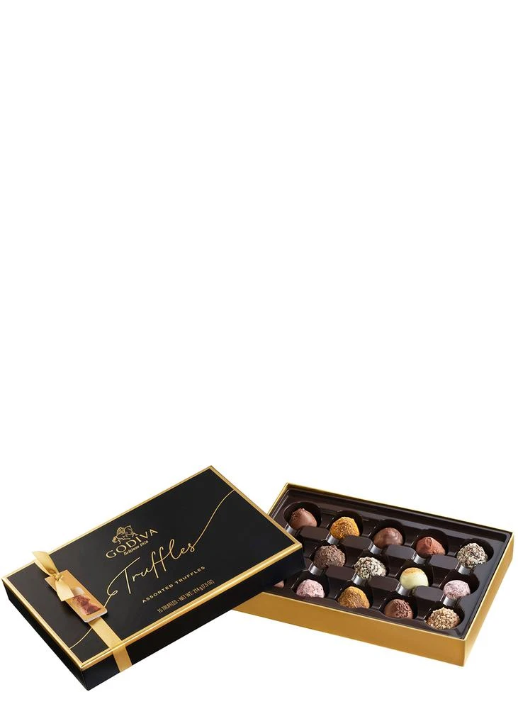 商品Godiva|Signature Truffles 15 Piece Chocolate Box 214g - Best Before 31/10/2023,价格¥231,第3张图片详细描述