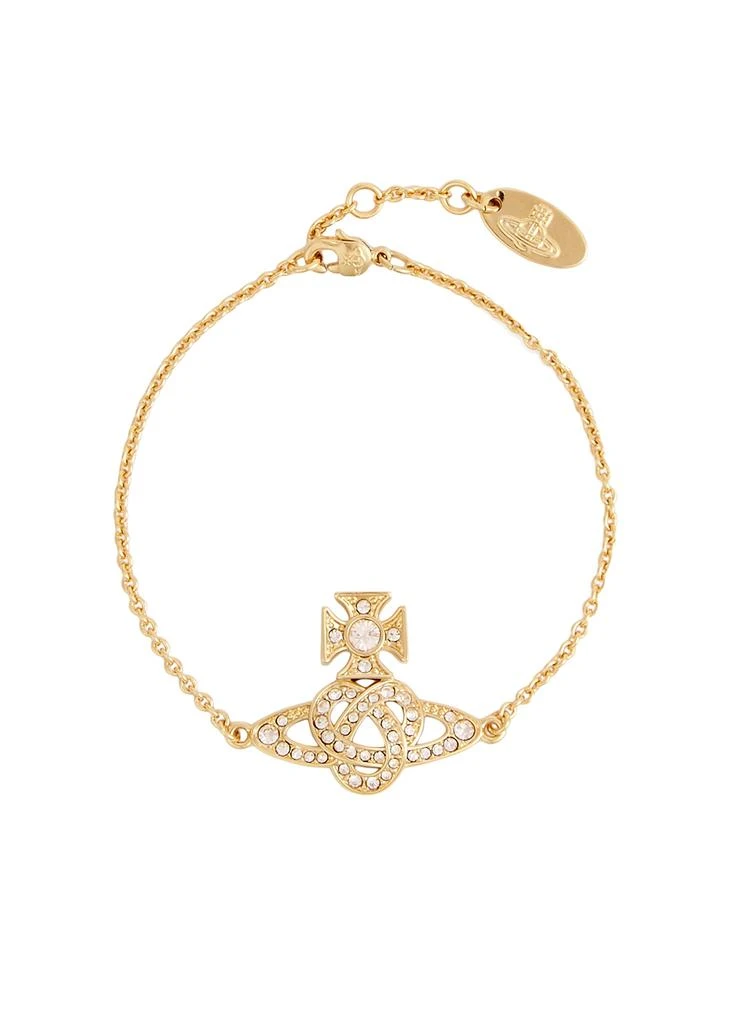 商品Vivienne Westwood|Loudilla gold-tone orb bracelet,价格¥1103,第1张图片