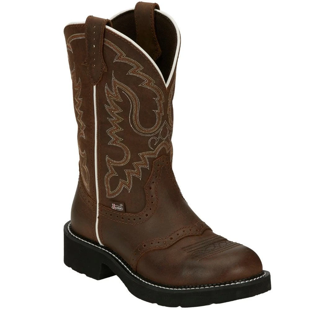 商品Justin Boots|Inji Round Toe Cowboy Boots,价格¥1097,第2张图片详细描述