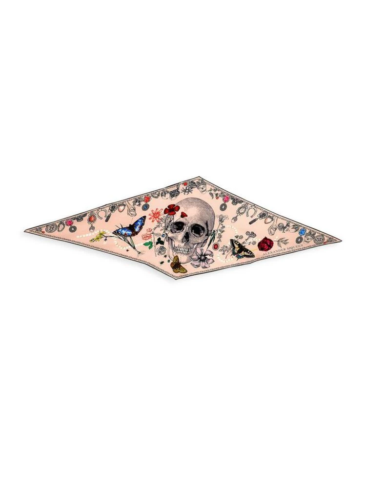 商品Alexander McQueen|Treasure Silk Skull Scarf,价格¥657,第2张图片详细描述