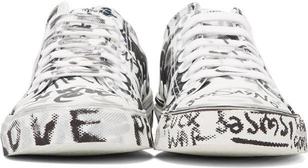 商品Vetements|White Georgian Graffiti Sneakers,价格¥1546,第2张图片详细描述