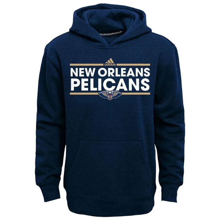 商品Adidas|New Orleans Pelicans Power Play Hoodie, Big Boys (8-20),价格¥92,第2张图片详细描述