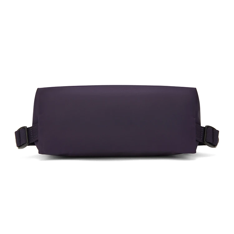 商品[国内直发] Longchamp|珑骧 Le Pliage Green 徽标标识按扣拉链可调节肩带 再生聚酰胺帆布 书包背包双肩包 中号 女款 紫色,价格¥1285,第6张图片详细描述