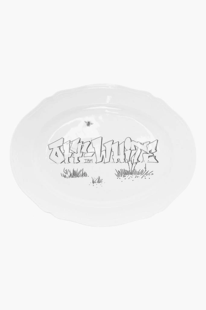 商品Off-White|Off-White GINORI Printed Porcelain Plate,价格¥1691,第1张图片